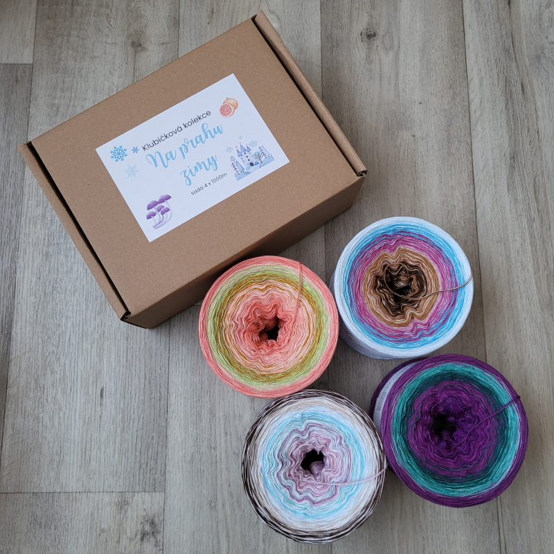 Sada NA PRAHU ZIMY - klubíčko 4x 1000m