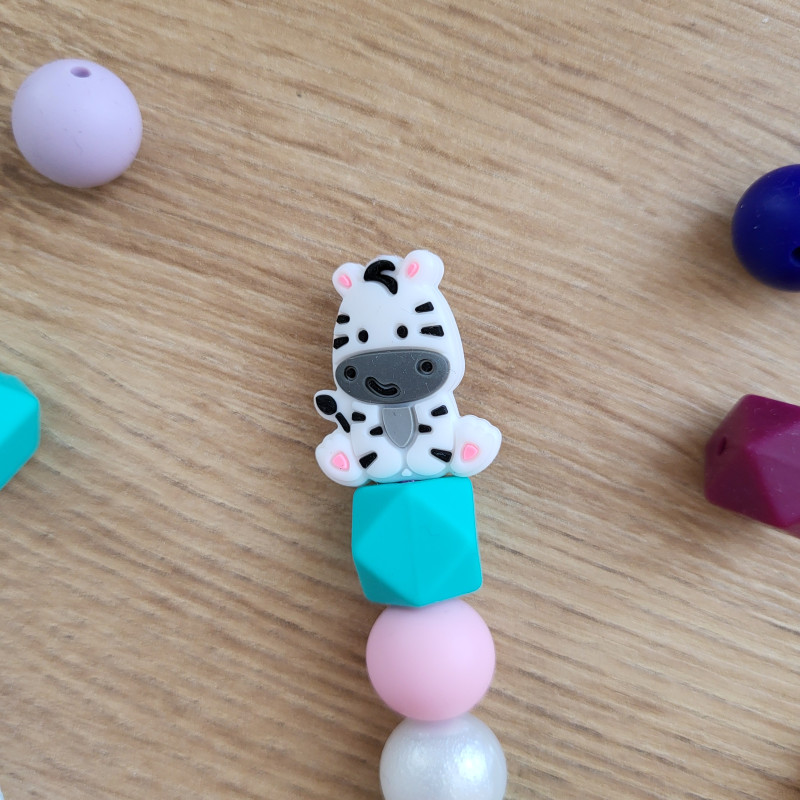 Designový háček vel. 3mm / zebra 1