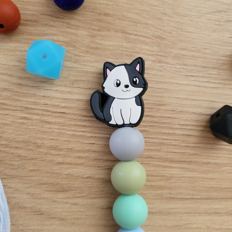 Designový háček vel. 4mm / kočka 1