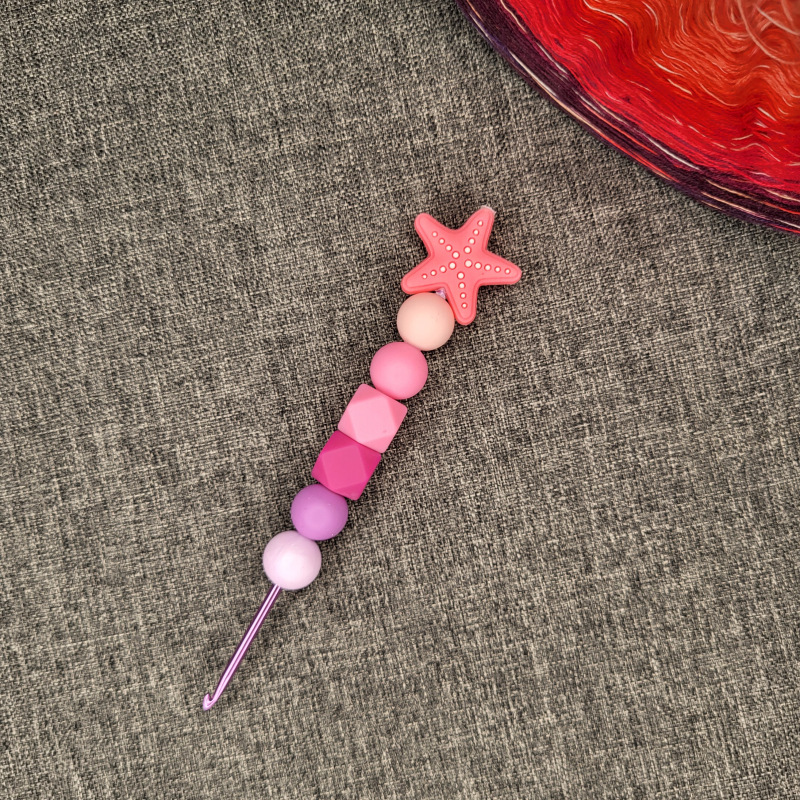 Háčkovací sada - Šátek Megane - varianta Sunset 1