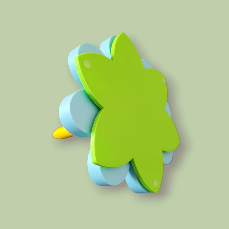 Klubkotoč 2. generace - květina modrá - předobjednávka (Dodání do 3 týdnů) 2